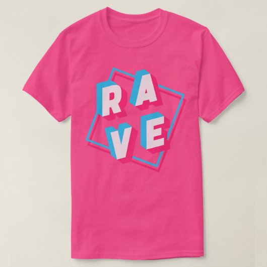 Rave Techno Music Tシャツ (デザイン正面)