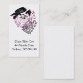 Ravenおよびバラプロファイルカード 名刺 (正面/裏面)