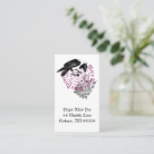 Ravenおよびバラプロファイルカード 名刺 (スタンド正面)