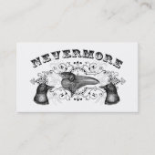 RavenとCrowsゴシックのプロファイル 名刺 (正面)