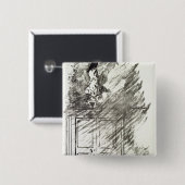 「RavenのためのManet |のイラストレーション 缶バッジ (正面&裏面)