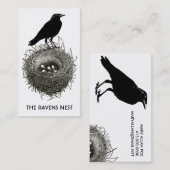 RavenのNestの名刺またはプロファイルカード 名刺 (正面/裏面)