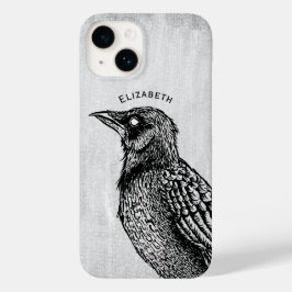 Ravenゴシック白黒ホラーインクスケッチ名 Case-Mate iPhone 14ケース