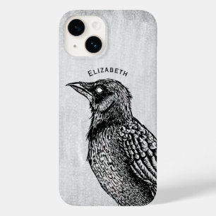 Ravenゴシック白黒ホラーインクスケッチ名 Case-Mate iPhone 14ケース