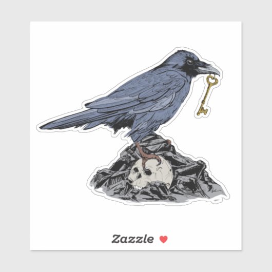 Ravenゴシック14インチx 14インチカスタムビニールシール シール (シート)