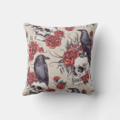 Ravenスカルバラ クッション (裏面)