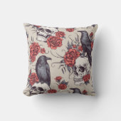 Ravenスカルバラ クッション (正面)