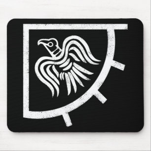 Ravenバナーバイキングフラグ マウスパッド