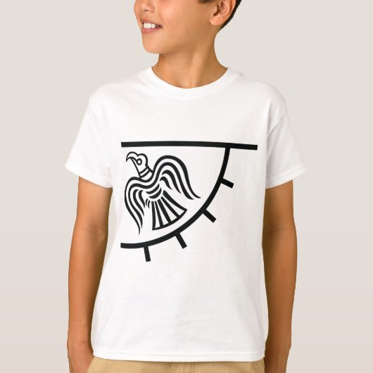 Ravenバナー(バイキングフラグ) Tシャツ (正面)