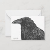 Ravenブックマーク ノートカード (裏面)