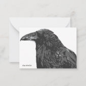 Ravenブックマーク ノートカード (正面)