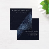 RavenブラックグリッターGeoハートヘアクリップ表示 (デスク)