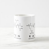 Ravenペプチド名mug コーヒーマグカップ (中央)