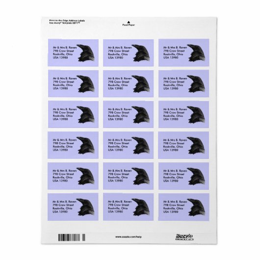 Ravenラベル ラベル (フルシート)