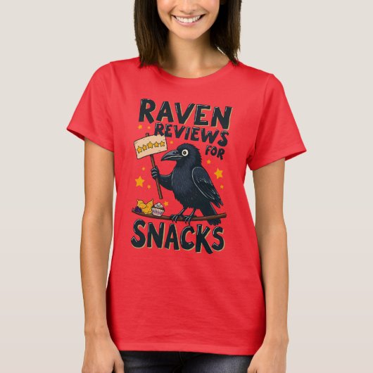 Ravenレビュー: 5つ星スナック攻撃 tシャツ (正面)