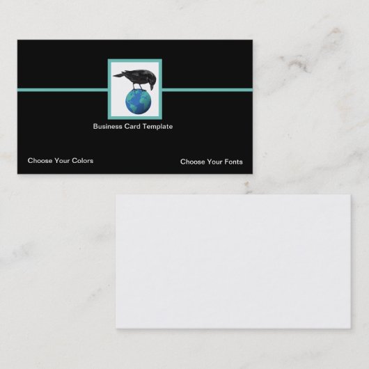 Ravenロゴ名刺 名刺 (正面/裏面)