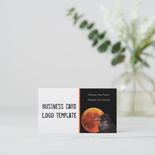 Ravenロゴ名刺 名刺 (スタンド正面)