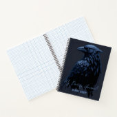 Raven パーソナライズされた Poetry Journalスパイラルノート ノートブック (内部)