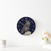 Raven ラウンド壁時計 (ホーム)