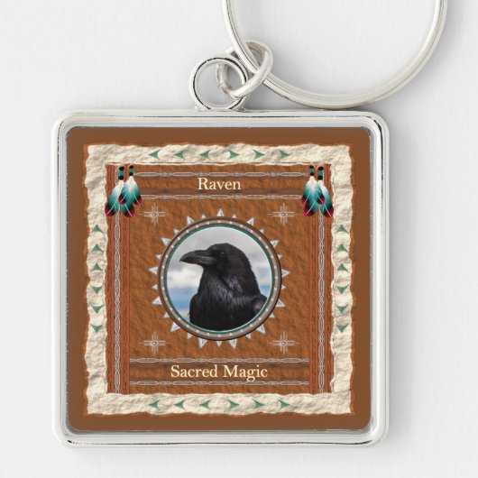 Raven – 神聖な魔法 – キーチェーン (正面)