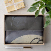 Raven 1ハロウィーンデコページ紙 薄葉紙 (ギフト)