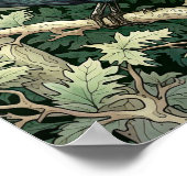 Raven Artプリント、ブラックバード、アニマルアート ポスター (角)