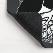 Raven Art Mouspads Crow Artカッコいい Computer Gift マウスパッド (コーナー)