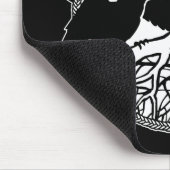 Raven Art Mouspads Crow Artカッコいい Computer Gift マウスパッド (コーナー)