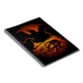 Raven Art Notebook Crow Art Journal Book ノートブック (右側)