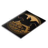 Raven Art Notebook Crow Art Journal Book ノートブック (左側)