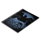 Raven Art Notebook Crow Art Journal Book ノートブック (左側)