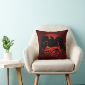 Raven Art Pillows First Nations Wildlife Pillows クッション (椅子)