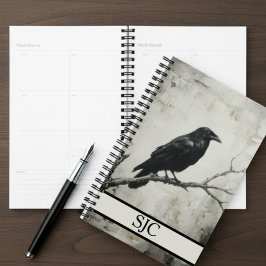Raven Art Planner - Monogrammed Organizer プランナー手帳