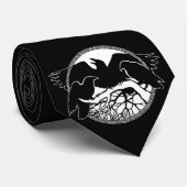 Raven Art Ties Wildlife Crow / Raven Nectie Gives ネクタイ (ロール)