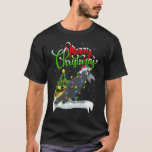 Raven Bird ChristmasのデコレーションSanta Raven Christma Tシャツ<br><div class="desc">Raven BirdクリスマスデコレーションSanta Raven Christmas。</div>