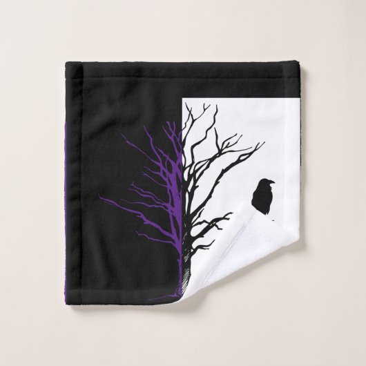 Raven Black Bird バスタオルセット (ウォッシュタオル)