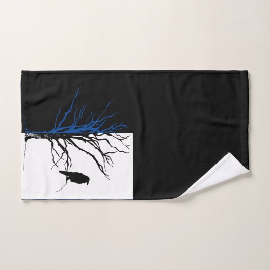 Raven Black Bird  バスタオルセット (ハンドタオル)