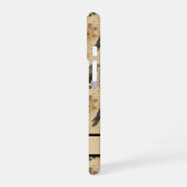 Raven & Botanical Phone Case – Vintage Style iPhone 16ケース (左側面)