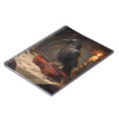 Raven Candlelit Violinノート ノートブック (左側)