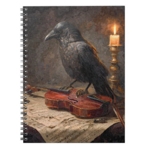 Raven Candlelit Violinノート ノートブック