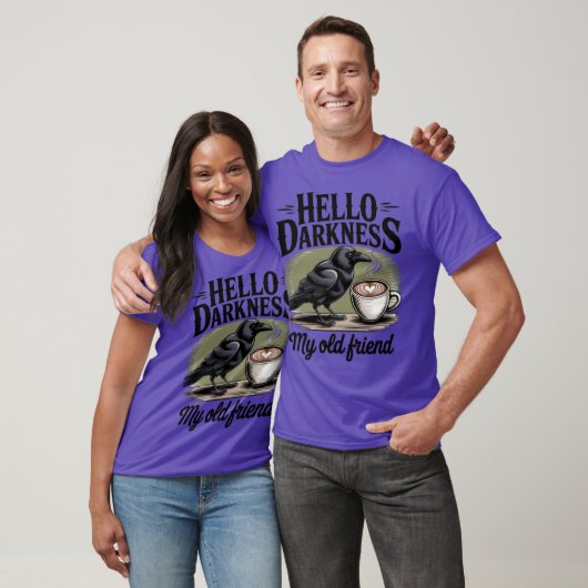 Raven Crow Coffee Halloween Tシャツ (ユニセックス)