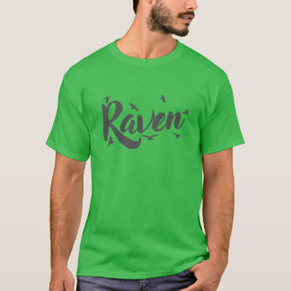 Raven Crow Raven鳥の環境と自然 おもしろい Tシャツ