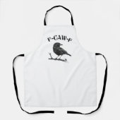 Raven F-CAW-Fハロウィーンミニマリスト エプロン (正面)