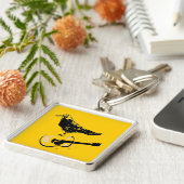 raven guitar song（ギターカラー） キーホルダー (側面)