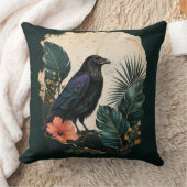 Raven in the Emerald Garden クッション (ブランケット)