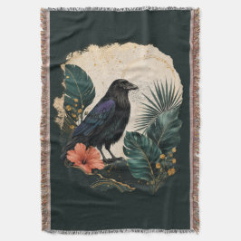 Raven in the Emerald Garden スローブランケット
