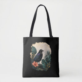 Raven in the Emerald Garden トートバッグ