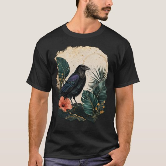 Raven in the Emerald Garden Tシャツ (正面)