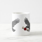 Raven messenger Dark Macabre Art Gothic Love コーヒーマグカップ (中央)