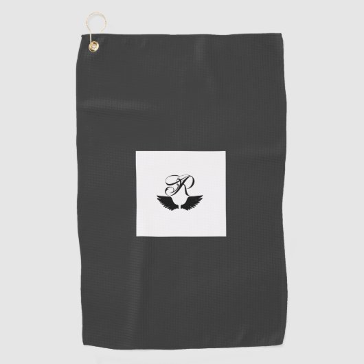 Raven Monogram - CYO – プロモーションゴルフタオル ゴルフタオル (正面)